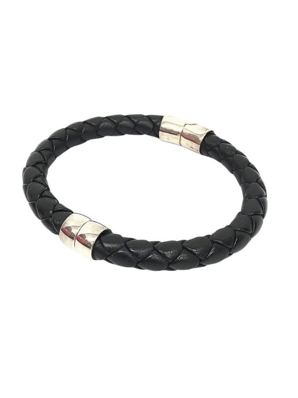 Bottega Veneta Intrecciato Bracelet Leather Dark Brown